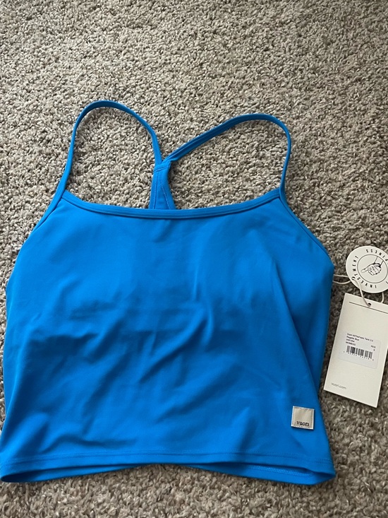 Vuori Tops - nwt vuori allthefeels support tank 2.0 regatta blue size small